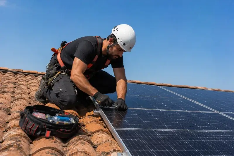 Maintenance et monitoring de panneaux solaires à Sonnac