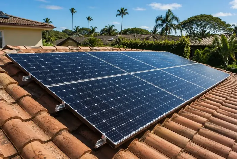 Installation de panneaux solaires à Sonnac